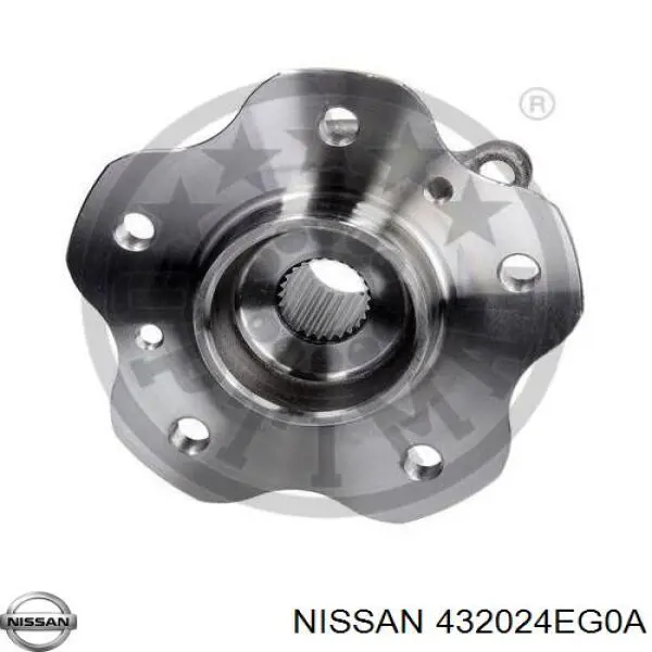 Piasta tylna 432024EG0A Nissan/Infiniti