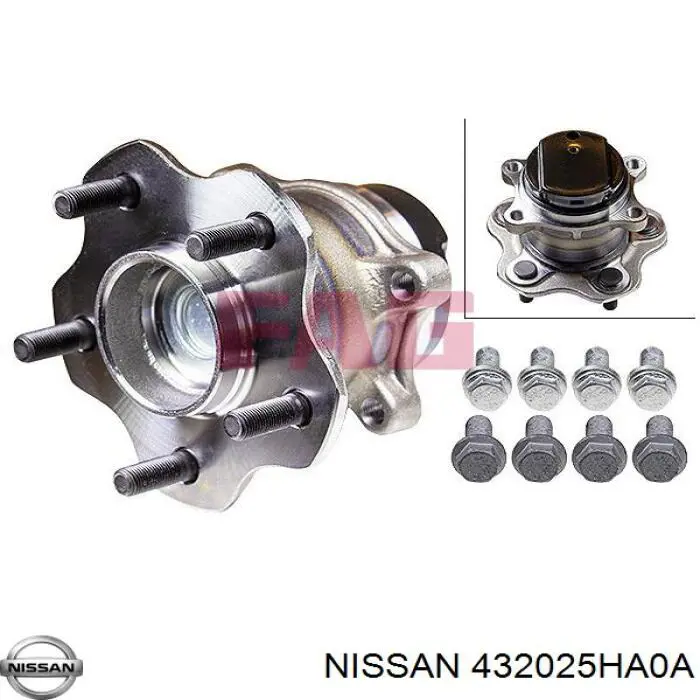 432025HA0A Nissan/Infiniti Piasta tylna