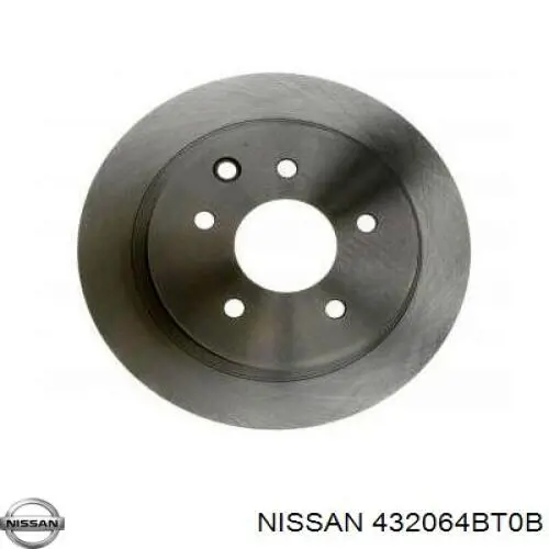 Do koszyka 432064BT0B Nissan/Infiniti Tarcza hamulcowa tylna