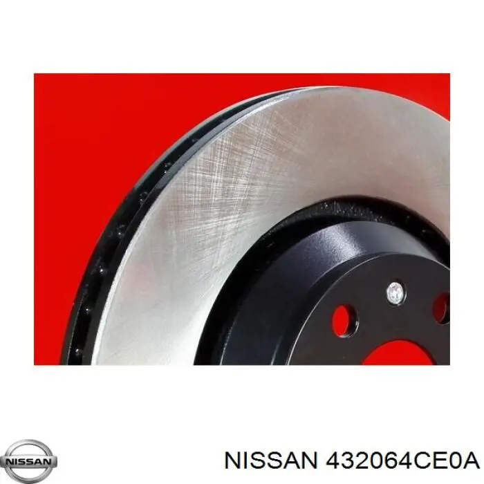 432064CE0A Nissan/Infiniti Tarcza hamulcowa tylna