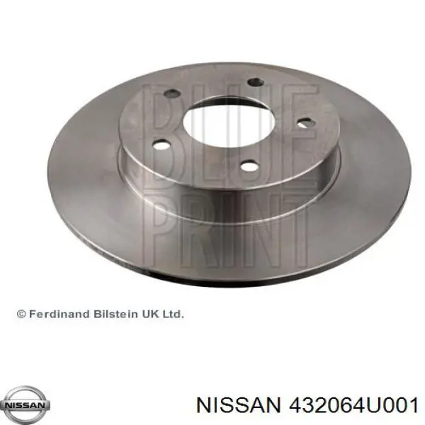 Tarcza hamulcowa tylna Nissan/Infiniti 432064U001 cena, od 43,22 USD