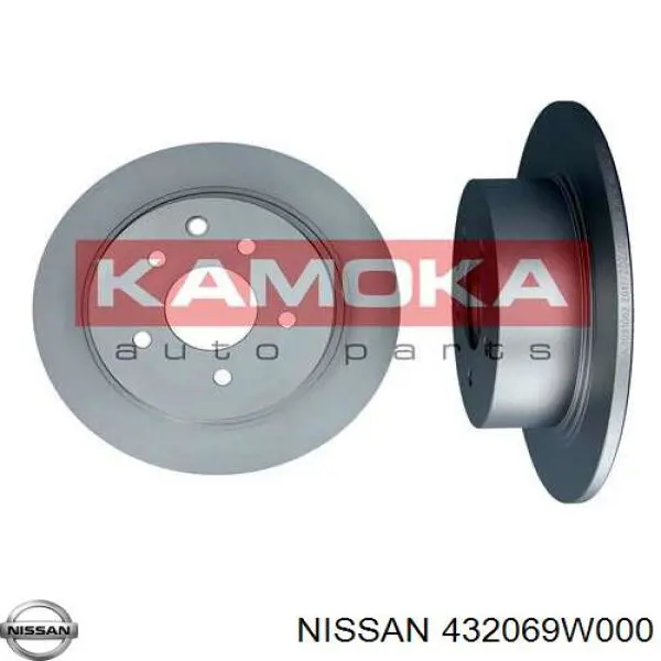 Tarcza hamulcowa tylna Nissan/Infiniti 432069W000 cena, od 40,05 USD
