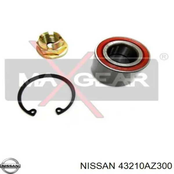 Do koszyka 43210AZ300 Nissan/Infiniti Lożysko piasty tylnej