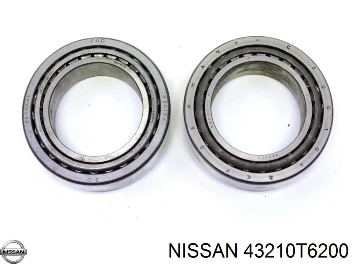 Do koszyka 43210T6200 Nissan/Infiniti Lożysko piasty tylnej