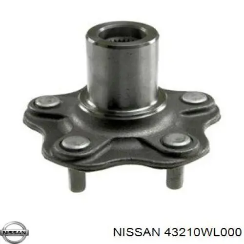 Do koszyka 43210WL000 Nissan/Infiniti Lożysko piasty tylnej