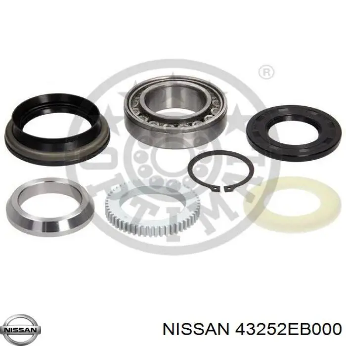 Lożysko półosi mostu tylnego Nissan/Infiniti 43252EB000 cena, od 19,55 USD
