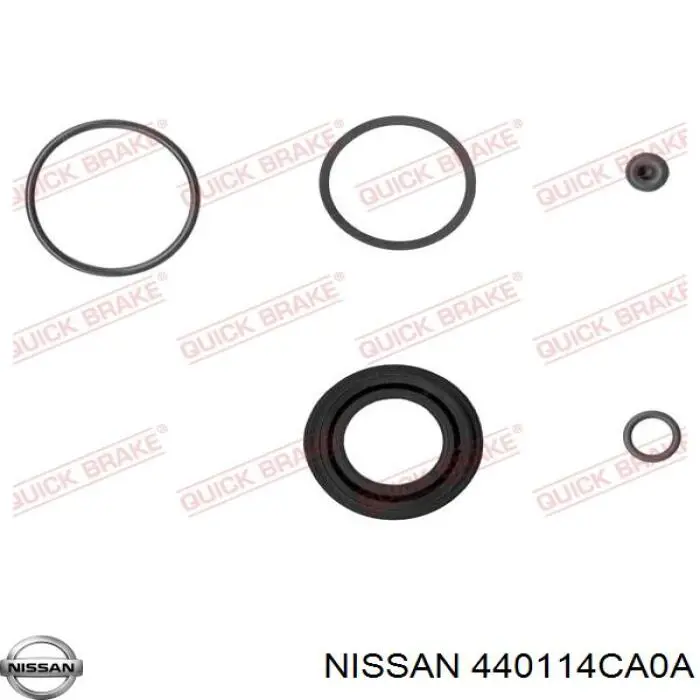 440114CA0A Nissan/Infiniti Zacisk hamulcowy tylny lewy