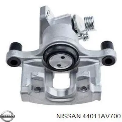 44011AV700 Nissan/Infiniti Zacisk hamulcowy tylny lewy