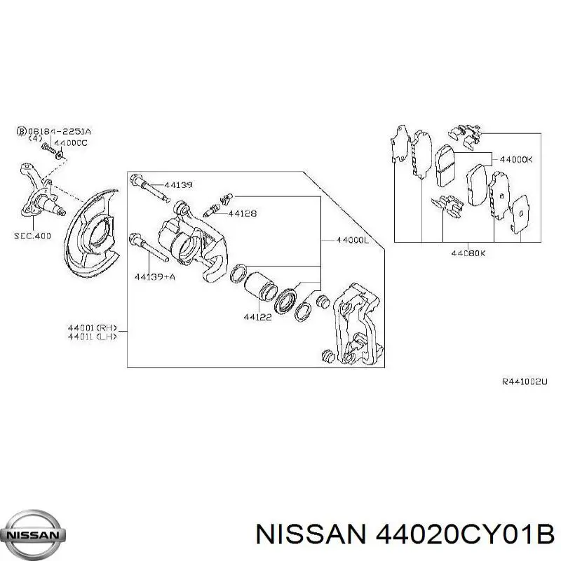 Osłona tarczy hamulcowej tylnej prawa Nissan/Infiniti 44020CY01A cena, od 69,37 USD