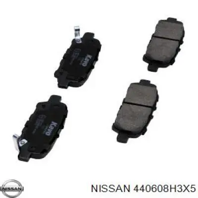 Okładziny (klocki) do hamulców tarczowych tylne Nissan/Infiniti 440608H3X5 cena, od 20,83 USD