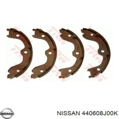 440608J00K Nissan/Infiniti Klocki hamulca ręcznego