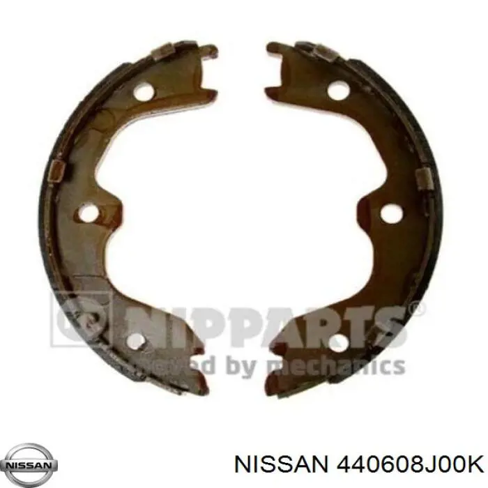 Do koszyka 440608J00K Nissan/Infiniti Klocki hamulca ręcznego