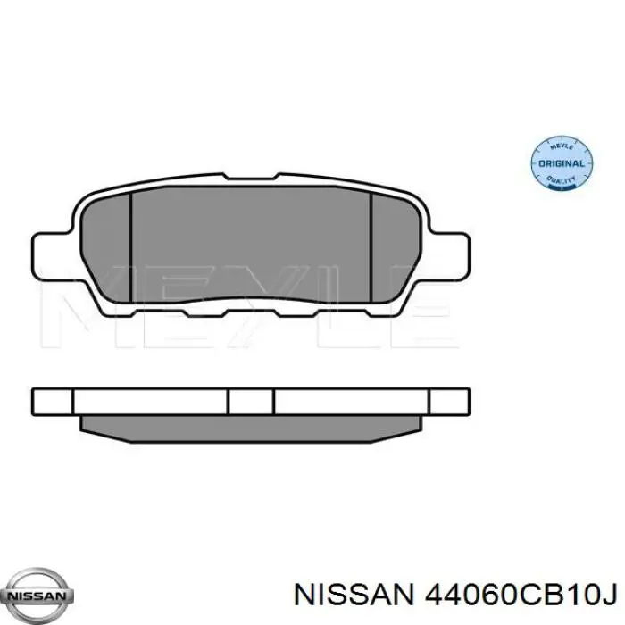 Okładziny (klocki) do hamulców tarczowych tylne Nissan/Infiniti 44060CB10J cena, od 20,92 USD