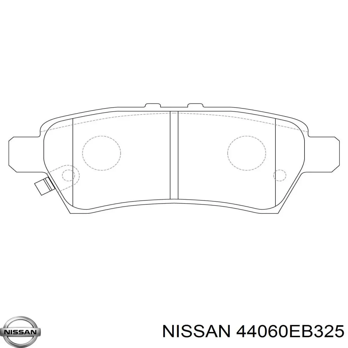 Okładziny (klocki) do hamulców tarczowych tylne Nissan/Infiniti 44060EB325 cena, od 17,69 USD