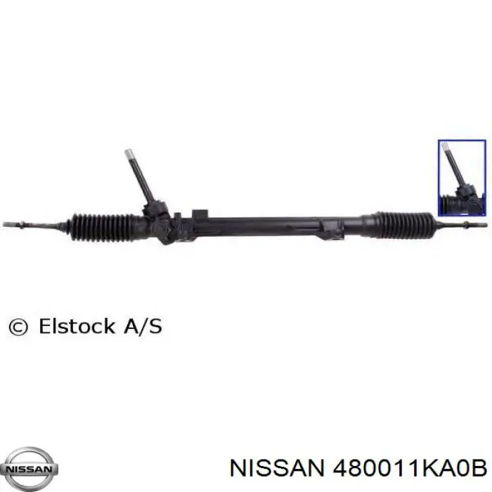 480011KA0B Nissan/Infiniti Listwa kierownicza (maglownica)
