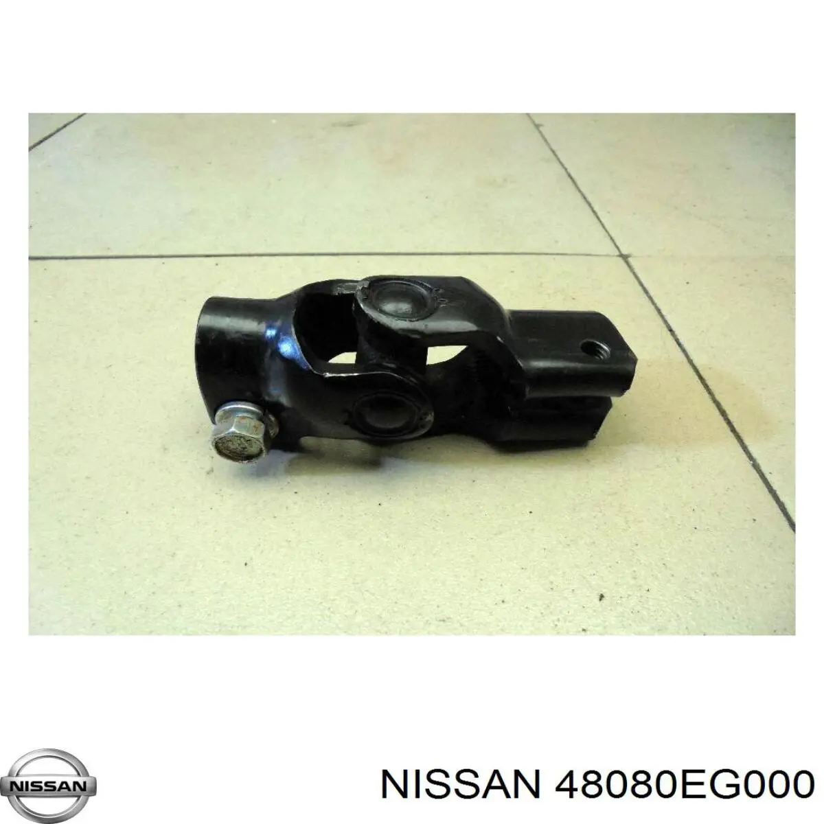 48080EG000 Nissan wał cardana kolumny kierowniczej dolny