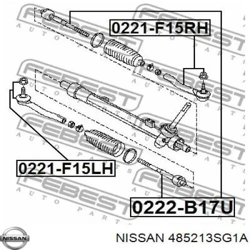 485213SG1A Nissan/Infiniti Drążek kierowniczy
