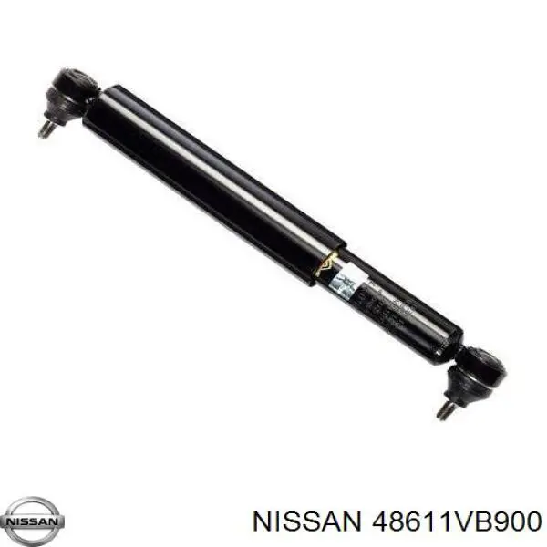 Do koszyka 48611VB900 Nissan/Infiniti Amortyzator układu kierowniczego (tłumik)