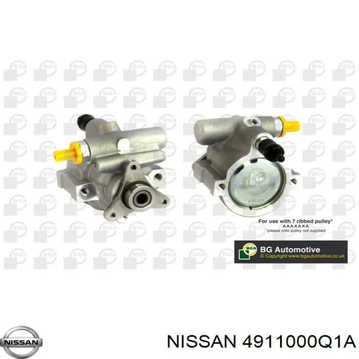 Pompa wspomagania hydraulicznego kierownicy 4911000Q1A Nissan/Infiniti
