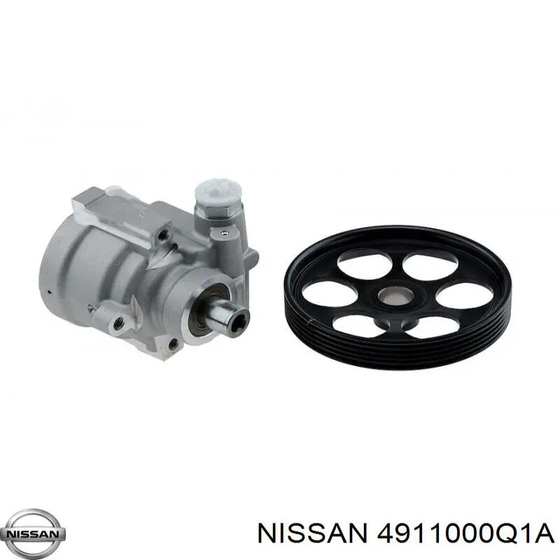 Pompa wspomagania hydraulicznego kierownicy 4911000Q1A Nissan/Infiniti