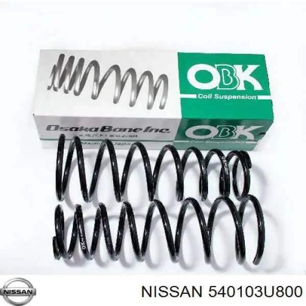 Sprężyna przednia Nissan Tiida ASIA hatchback (C11) (2005 - 2012) cena, od 40,61 USD