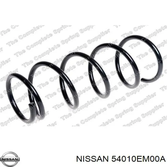 Do koszyka 54010EM00A Nissan/Infiniti Sprężyna przednia