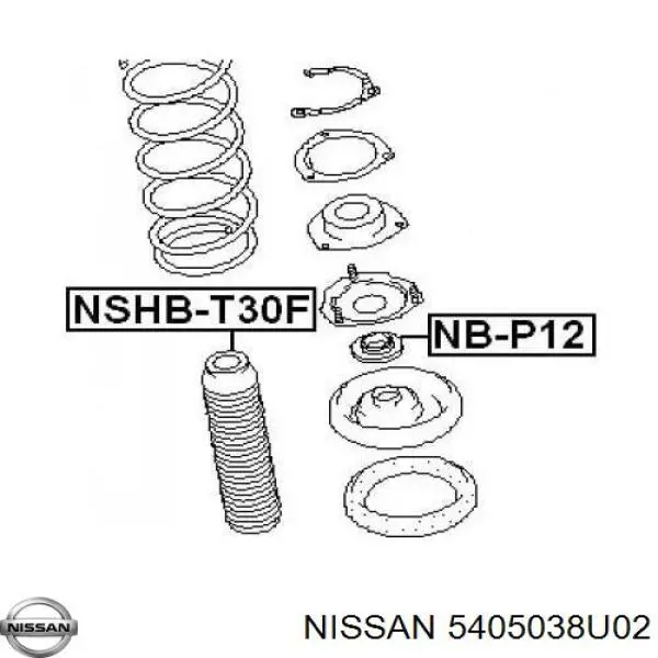 Osłona amortyzatora przedniego Nissan/Infiniti 5405038U02 cena, od 11,77 USD