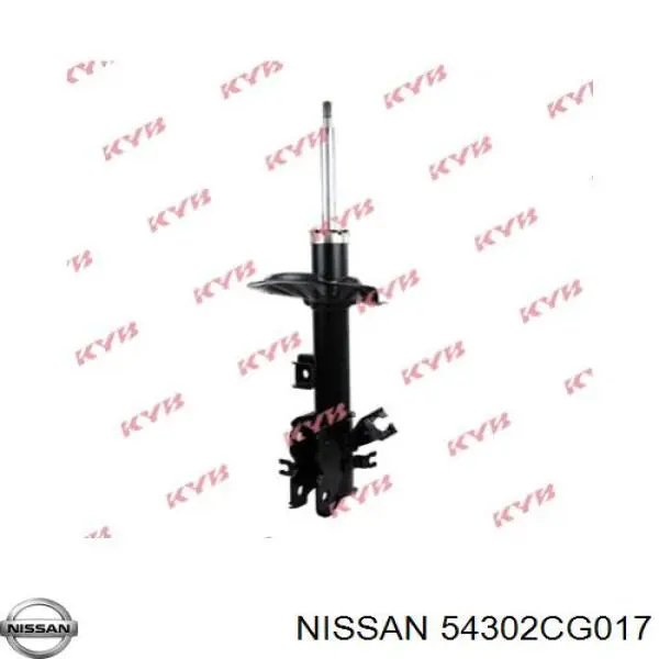 54302CG017 Nissan/Infiniti Amortyzator przedni prawy