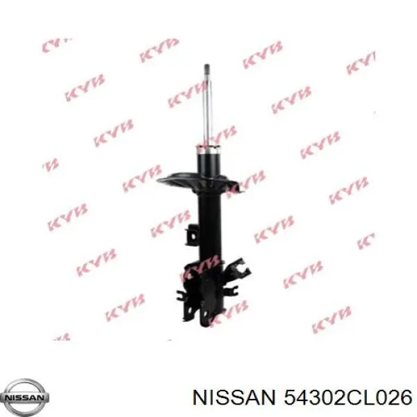 54302CL026 Nissan/Infiniti Amortyzator przedni prawy