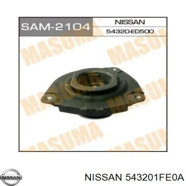 Do koszyka 543201FE0A Nissan/Infiniti Podpora amortyzatora przedniego prawego
