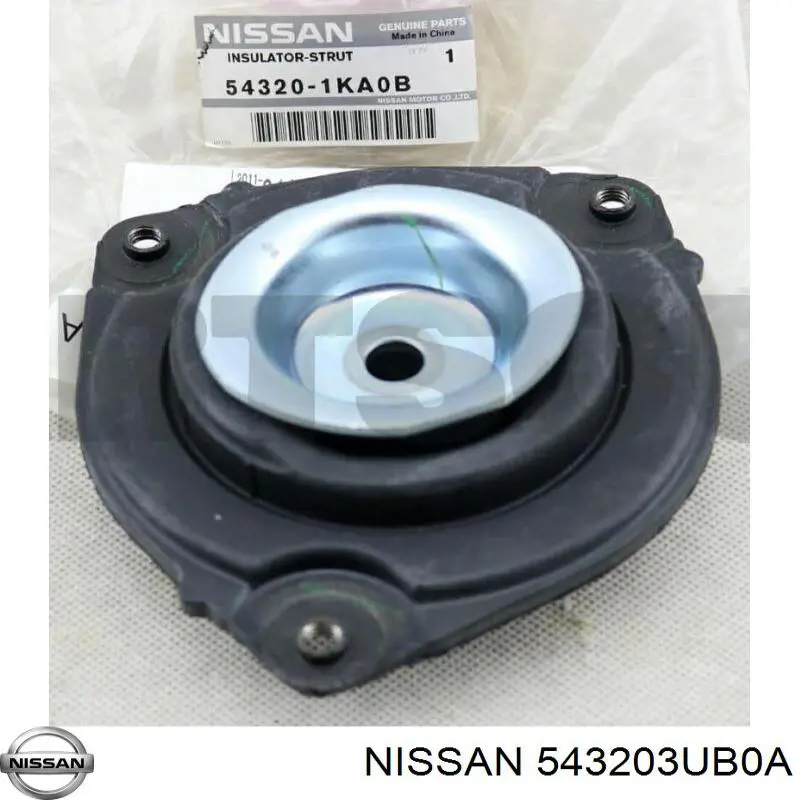Do koszyka 543203UB0A Nissan/Infiniti Podpora amortyzatora przedniego prawego