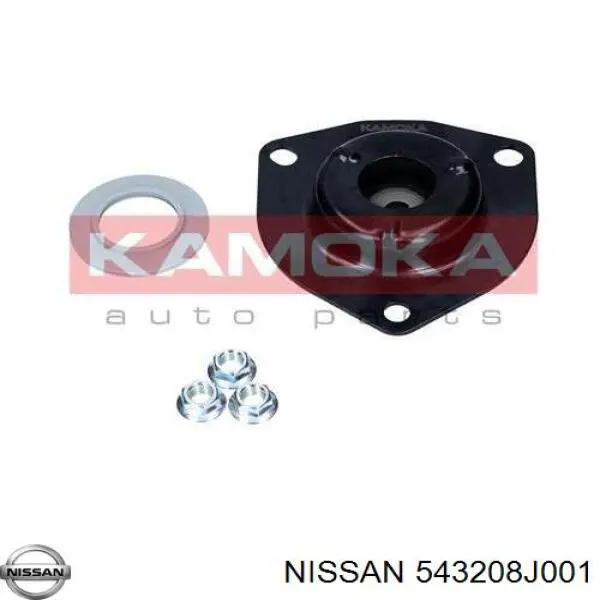 Do koszyka 543208J001 Nissan/Infiniti Poduszka amortyzatora przedniego