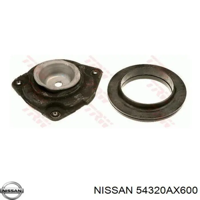 Podpora amortyzatora przedniego prawego Nissan/Infiniti 54320AX600 cena, od 22,60 USD