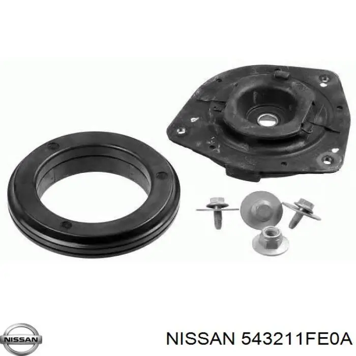 543211FE0A Nissan/Infiniti Podpora amortyzatora przedniego lewego