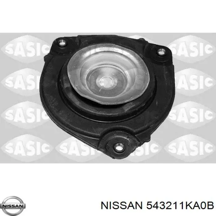 Do koszyka 543211KA0B Nissan/Infiniti Podpora amortyzatora przedniego lewego