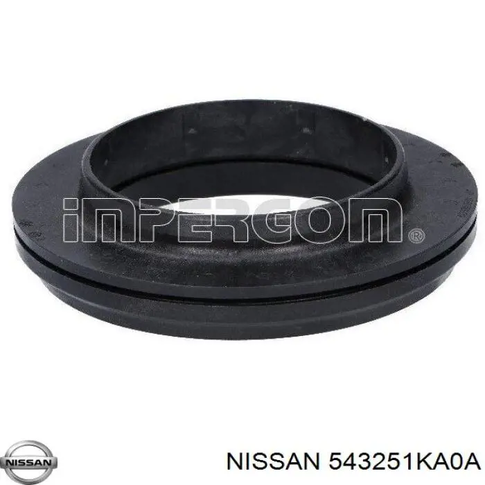 Do koszyka 543251KA0A Nissan/Infiniti Łożysko podporowe amortyzatora przedniego