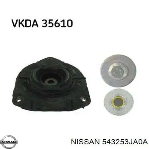 543253JA0A Nissan/Infiniti Łożysko podporowe amortyzatora przedniego