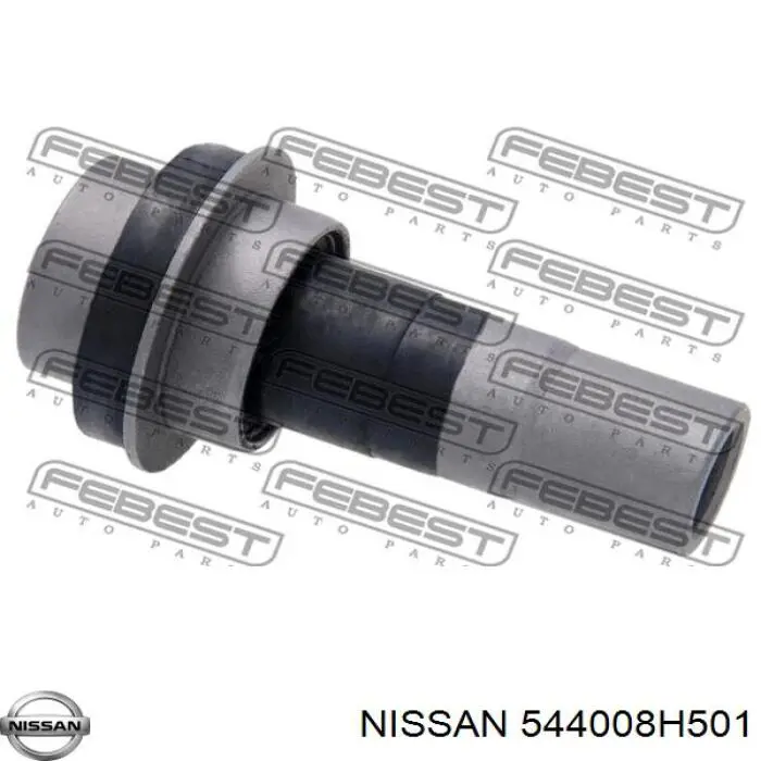 Do koszyka 544008H501 Nissan/Infiniti Tuleja (poduszka) przedniej belki