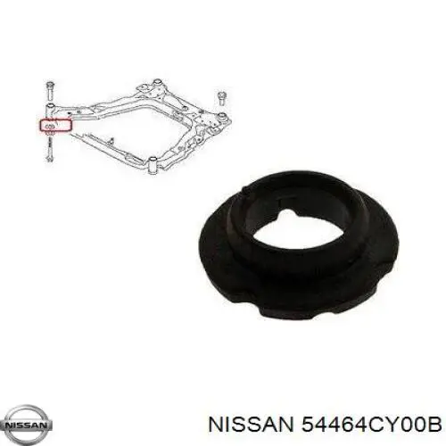 Tuleja (poduszka) przedniej belki Nissan/Infiniti 54464CY00B cena, od 9,68 USD