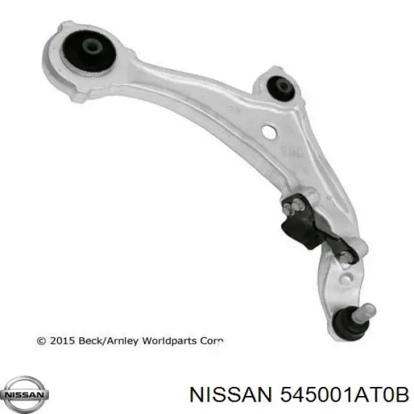 Wahacz zawieszenia przedniego dolny prawy Nissan/Infiniti 545001AT0B cena, od 107,80 USD