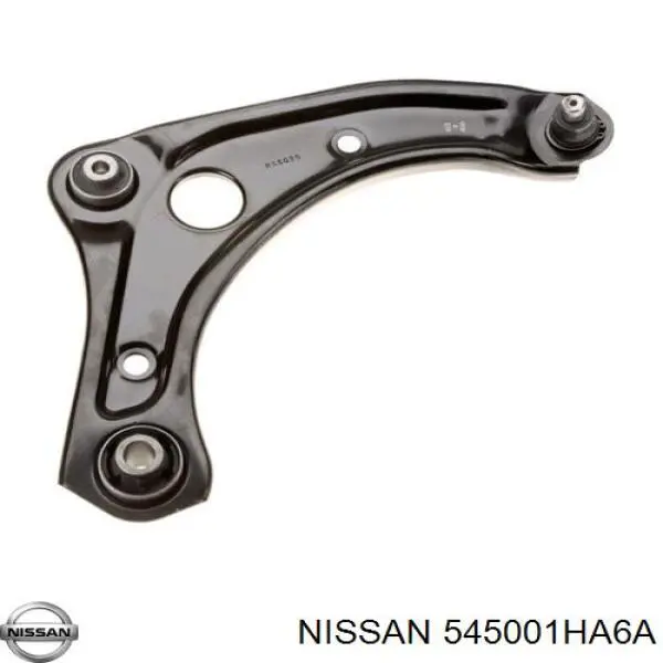 Do koszyka 545001HA6A Nissan/Infiniti Wahacz zawieszenia przedniego dolny lewy
