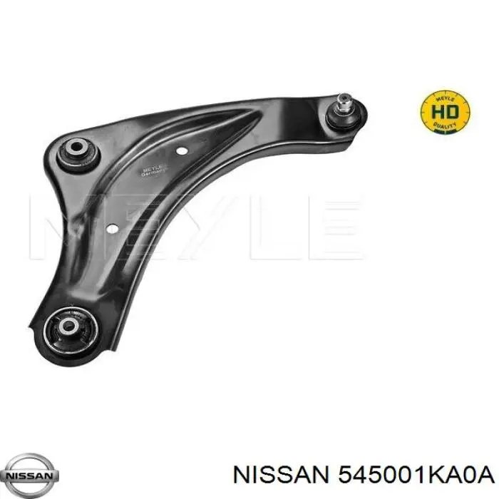 Do koszyka 545001KA0A Nissan/Infiniti Wahacz zawieszenia przedniego dolny prawy