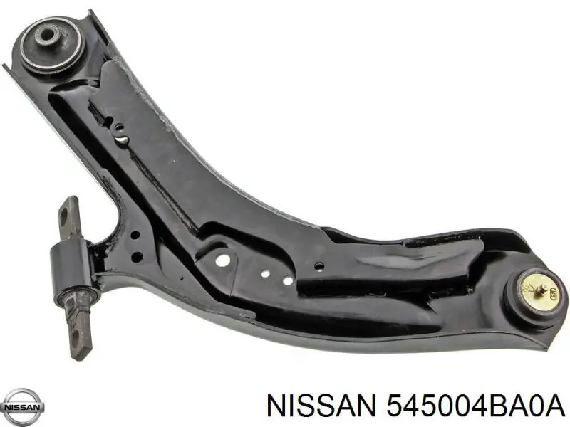 545004BA0A Nissan wahacz zawieszenia przedniego dolny prawy