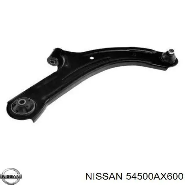 54500AX600 Nissan/Infiniti wahacz zawieszenia przedniego dolny prawy