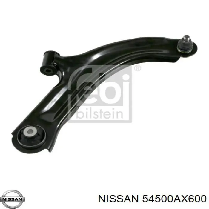 Wahacz zawieszenia przedniego dolny prawy Nissan/Infiniti 54500AX600 cena, od 41,88 USD