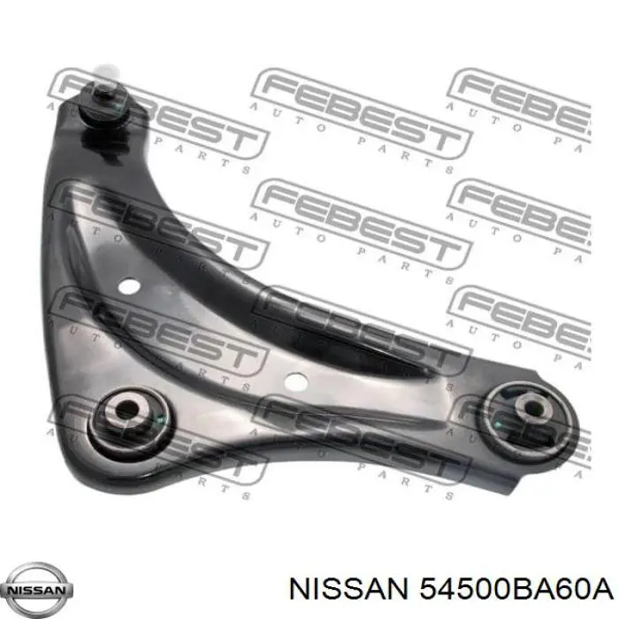 Wahacz zawieszenia przedniego dolny prawy Nissan/Infiniti 54500BA60A cena, od 49,58 USD