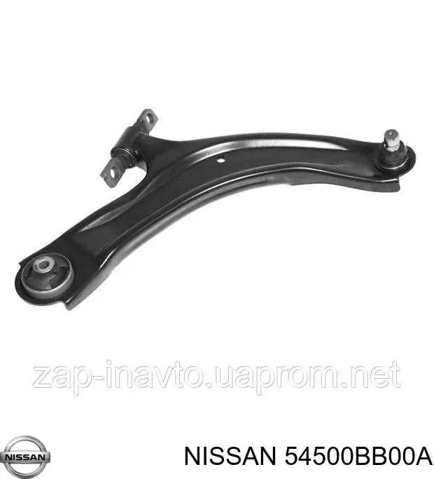 54500BB00A Nissan/Infiniti Wahacz zawieszenia przedniego dolny prawy