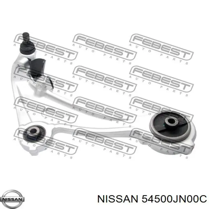 Do koszyka 54500JN00C Nissan/Infiniti Wahacz zawieszenia przedniego dolny prawy