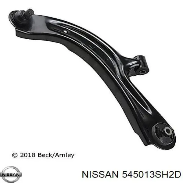 545013SH2D Nissan/Infiniti Wahacz zawieszenia przedniego dolny lewy