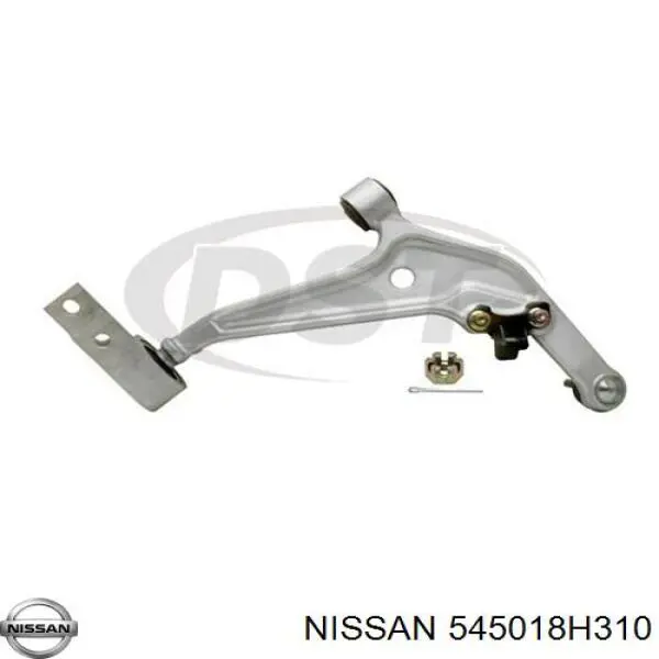 Do koszyka 545018H310 Nissan/Infiniti Wahacz zawieszenia przedniego dolny lewy
